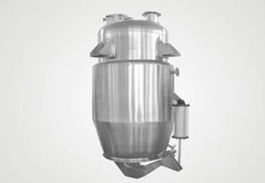 Inverted cone extraction tank